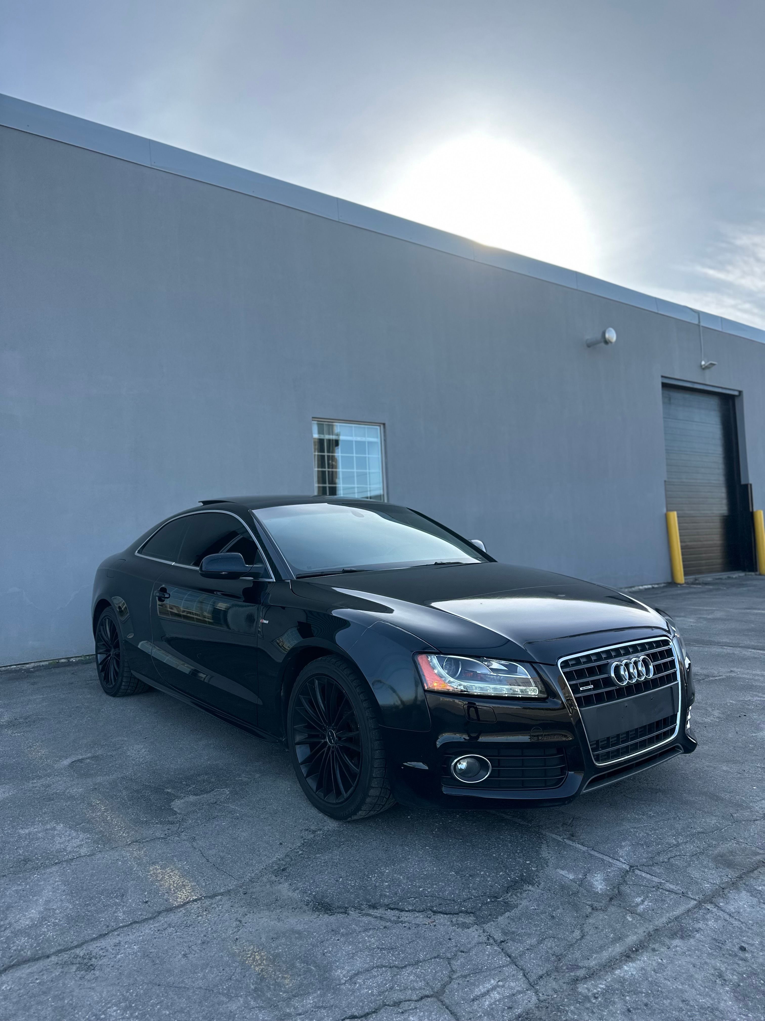 Black 2012 Audi A5 Coupe All-Wheel Drive 6-Speed Automatic
