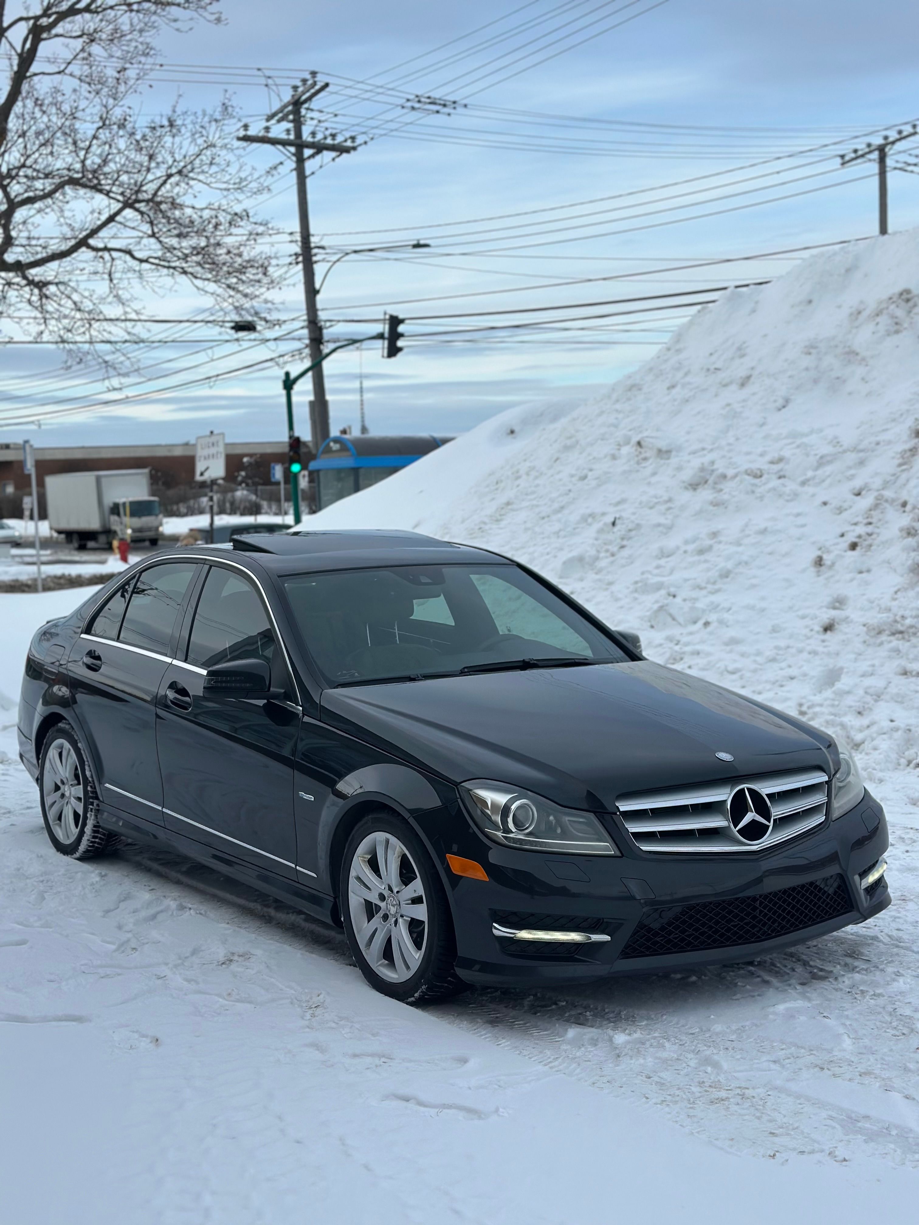 Gray 2012 Mercedes-Benz C-Class Sedan  Automatic
