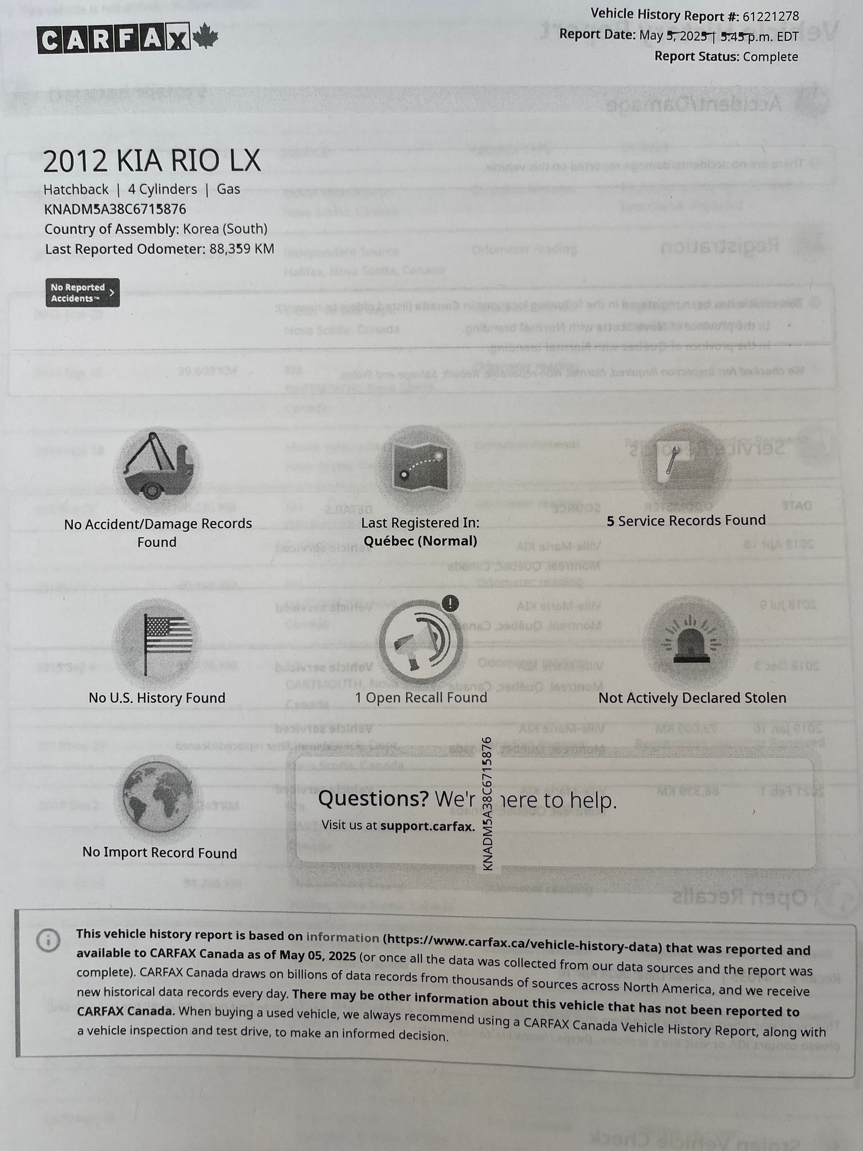 Kia Rio5 2012 - Image 40